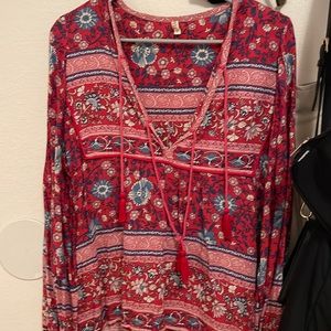 EUC 🦄 Spell Folk town Blouse